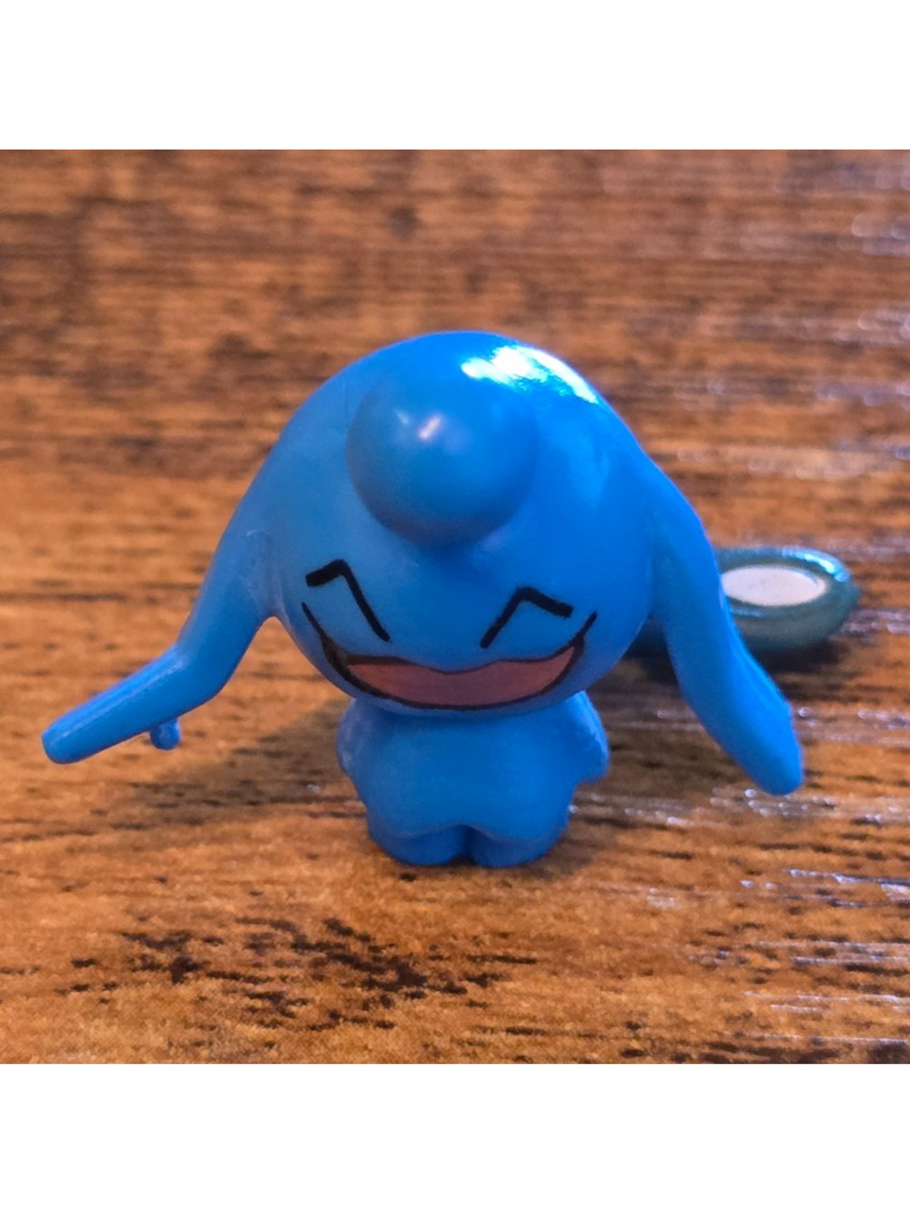 vintage 2000s mini plastic Wynaut Pokémon figure 1"